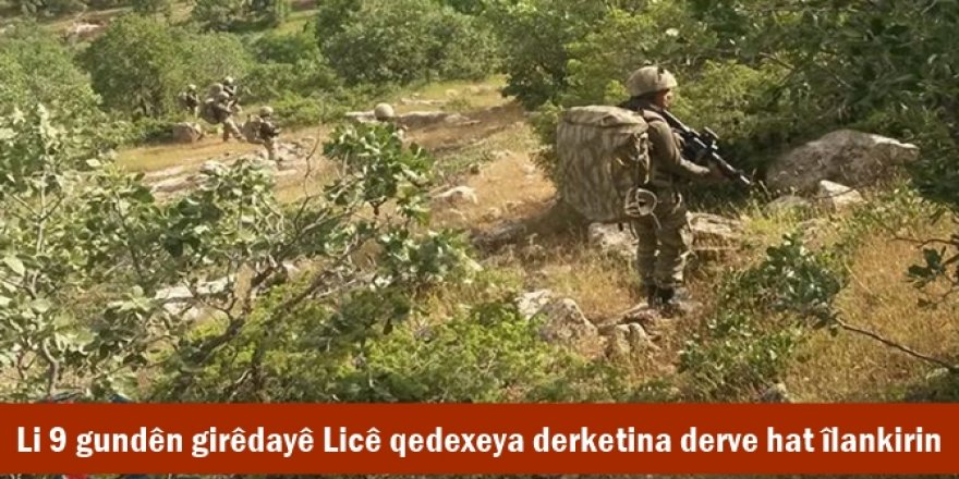 Li 9 gundên girêdayê Licê qedexeya derketina derve hat îlankirin