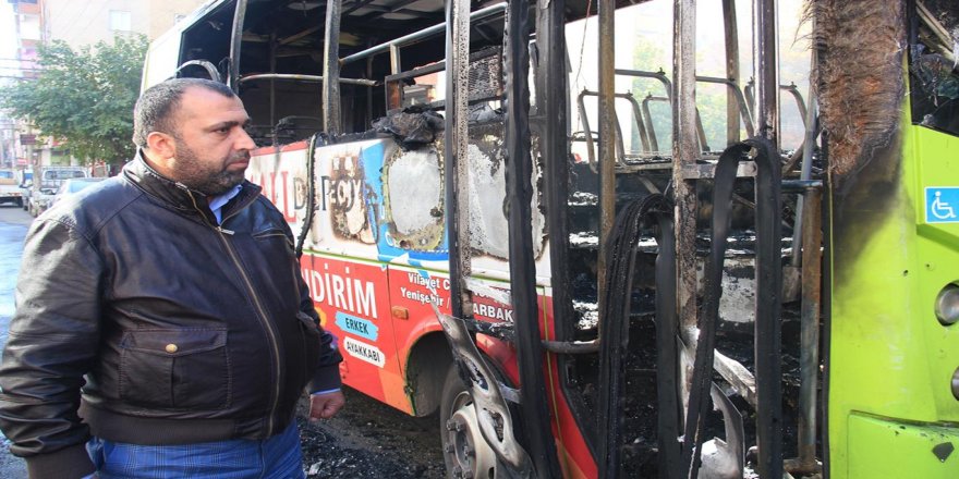Diyarbakır’da özel halk otobüslerini kimler kundaklıyor?