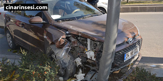Batman Turgut Özal Bulvarı'nda trafik kazası: 3 yaralı