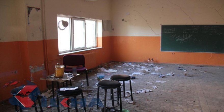 Okul uyuşturucu bağımlılarının mekânı haline geldi