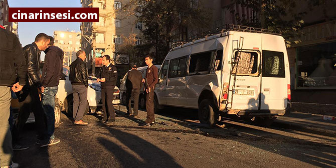 Diyarbakır’da maddi hasarlı kazalar