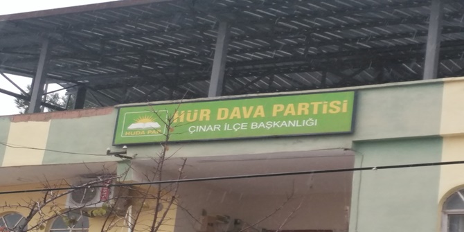 HÜDA PAR Çınar İlçe Başkanlığından belediyeye hizmet tepkisi