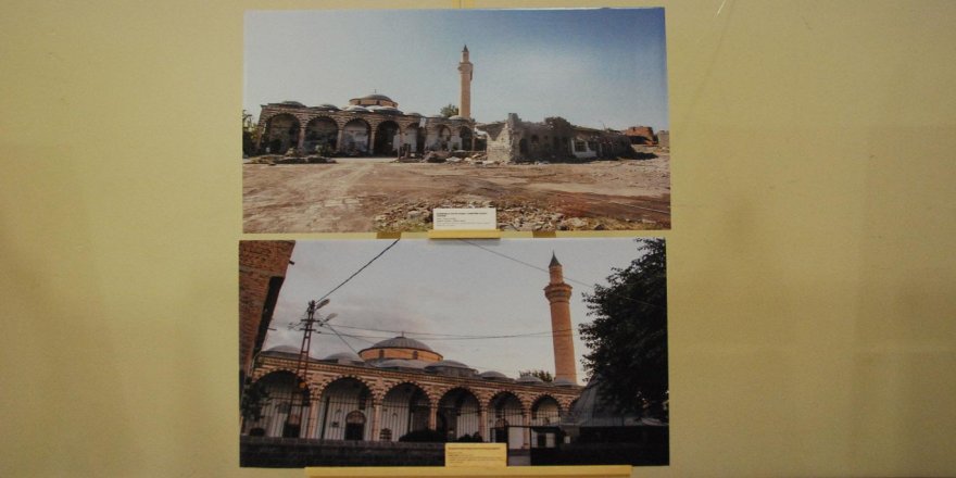 Kurşunlu Camii’nin dünü ve bugünü sergilendi