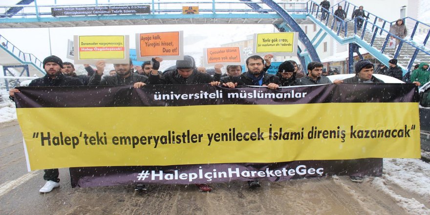 Gümüşhane’de Halep ve Arakan katliamları tel'in edildi