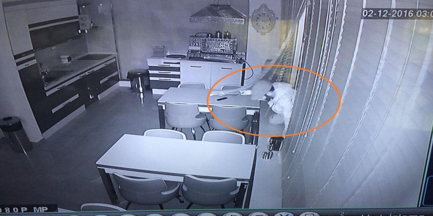 Hırsızlar güvenlik kameralarına yakalandı