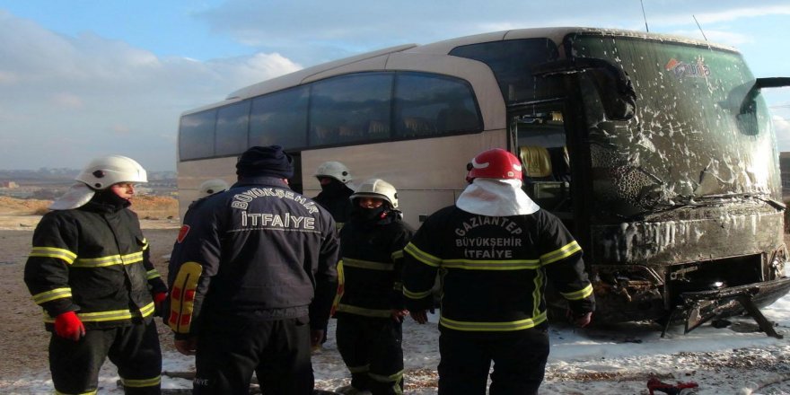 Gaziantep’te yakıt deposunda yangın