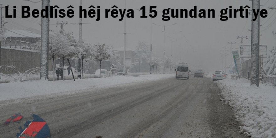 Li Bedlîsê hêj rêya 15 gundan girtî ye