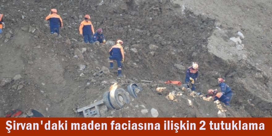 Maden faciasına ilişkin 2 tutuklama
