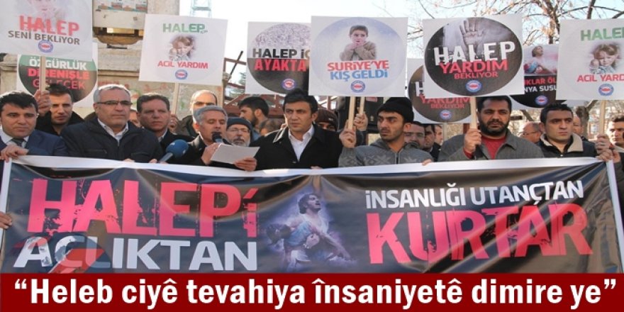 “Heleb ciyê tevahiya însaniyetê dimire ye”