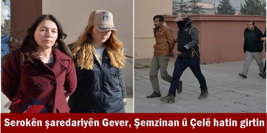 Serokên şaredariyên Gever, Şemzinan û Çelê hatin girtin