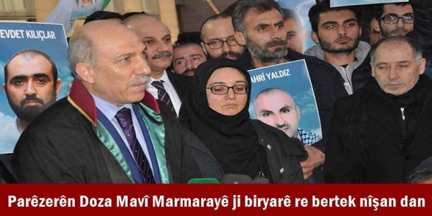 Parêzerên Doza Mavî Marmarayê ji biryarê re bertek nîşan dan