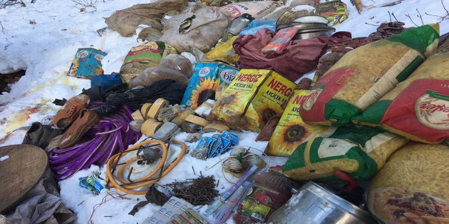 Tunceli’de PKK’ye ait sığınak imha edildi