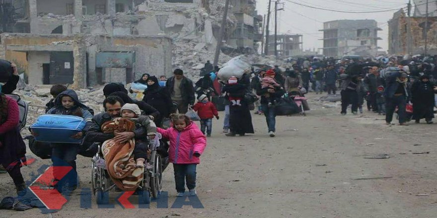 Halep'te sivil konvoya ateş açıldı