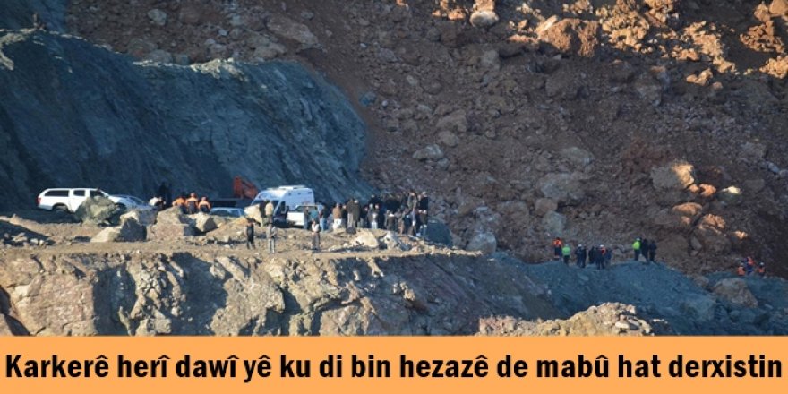 Karkerê herî dawî yê ku di bin hezazê de mabû hat derxistin