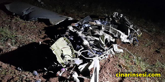 Çarıklı'da Yeşil Çınar piknik alanı civarında F16 düştü