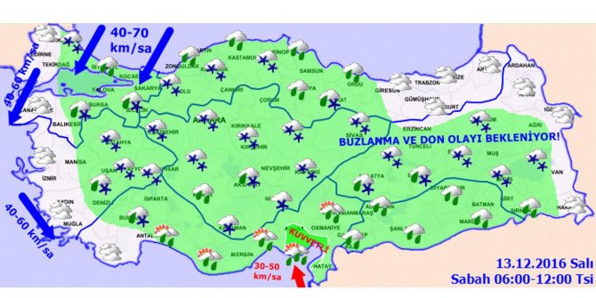 Türkiye geneli yağışlı geçecek