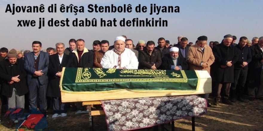 Ajovanê di êrîşa Stenbolê de jiyana xwe ji dest dabû hat definkirin