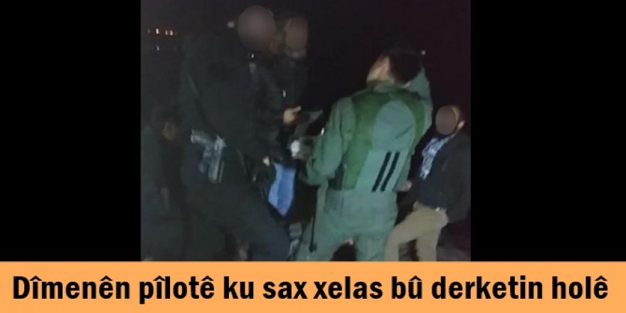 Dîmenên pîlotê ku sax xelas bû derketin holê