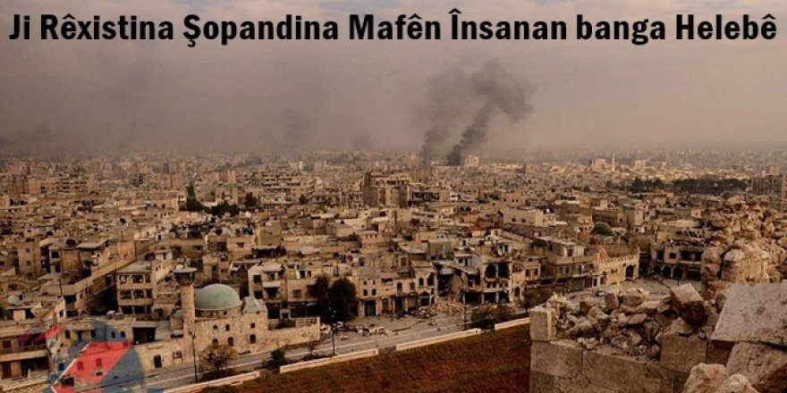 Ji Rêxistina Şopandina Mafên Însanan banga Helebê