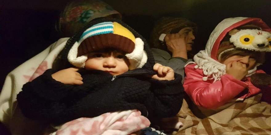 Tipi nedeniyle evde mahsur kalan aile kurtarıldı