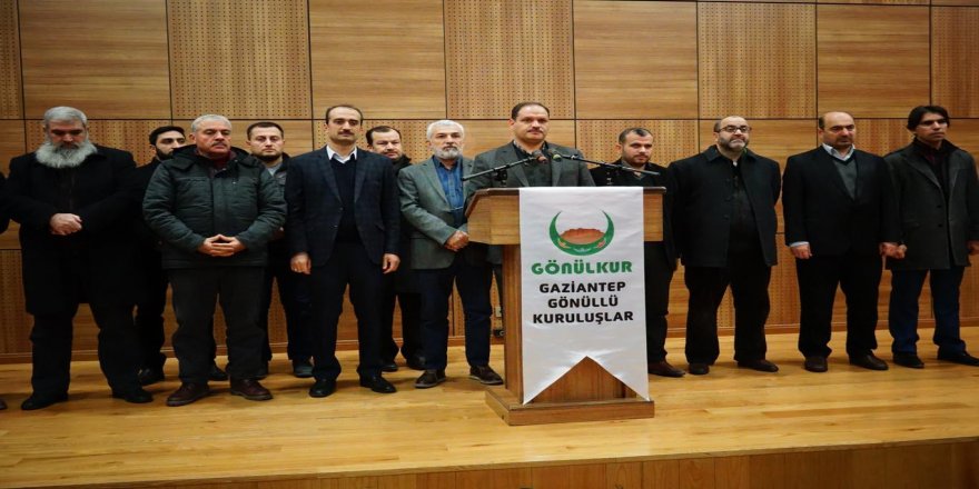 Gaziantep’teki STK’lardan basın açıklaması