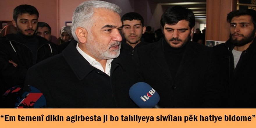 “Em temenî dikin agirbesta ji bo tahliyeya siwîlan pêk hatiye bidome”
