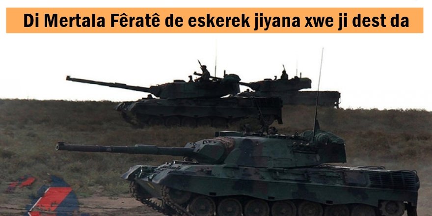 Di Mertala Fêratê de eskerek jiyana xwe ji dest da