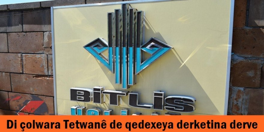 Di çolwara Tetwanê de qedexeya derketina derve