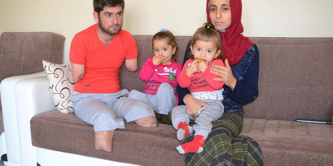 Kollarını ve ayaklarını kaybeden genç yardım bekliyor