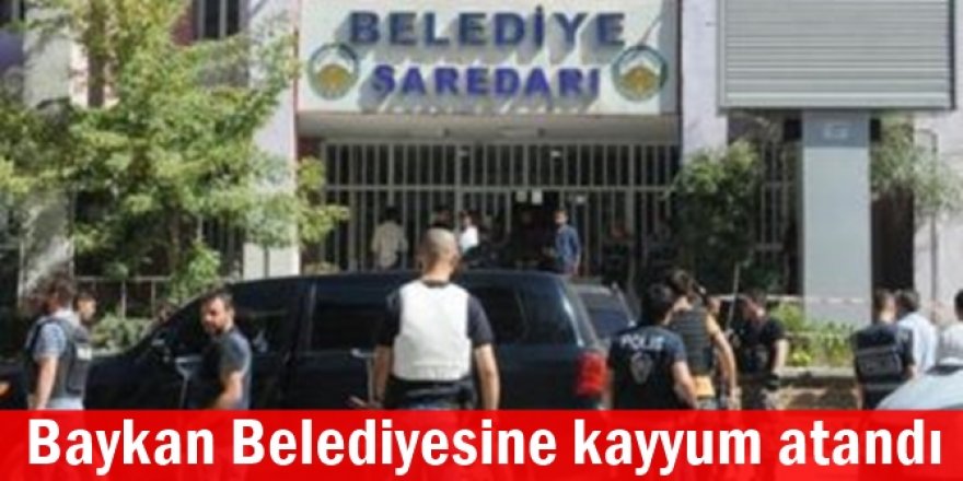 Baykan Belediyesine kayyum atandı
