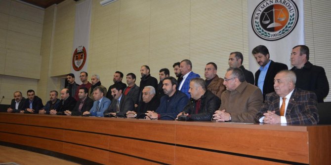 Batman’da 36 STK’dan saldırılara tepki