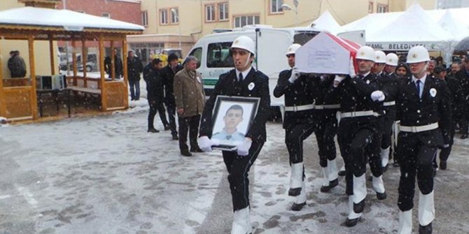 PKK saldırısında hayatını kaybeden polis için tören düzenlendi