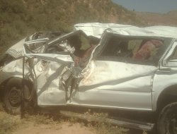 Özürlü Aracı Kaza Yaptı: 2 Ölü (Yenilendi)