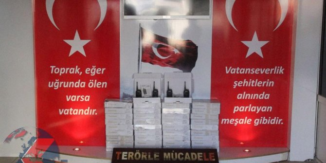 Kızıltepe'de 76 telsiz ile yakalanan 2 kişi tutuklandı