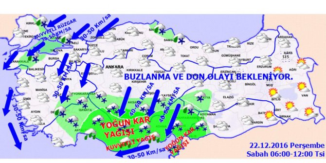 Türkiye hava bulutlu geçecek