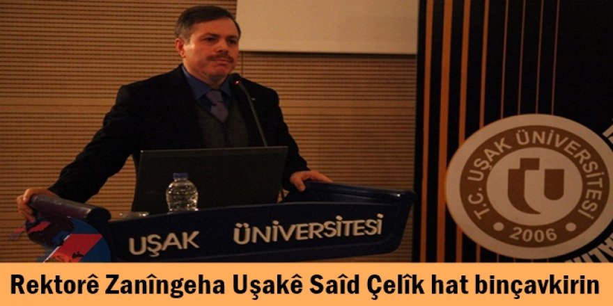 Rektorê Zanîngeha Uşakê Saîd Çelîk hat binçavkirin