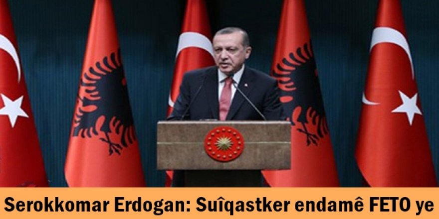Serokkomar Erdogan: Suîqastker endamê FETO ye