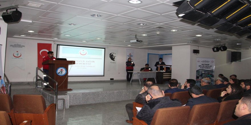 Batman’da afetlere hazırlık tatbikatı yapıldı