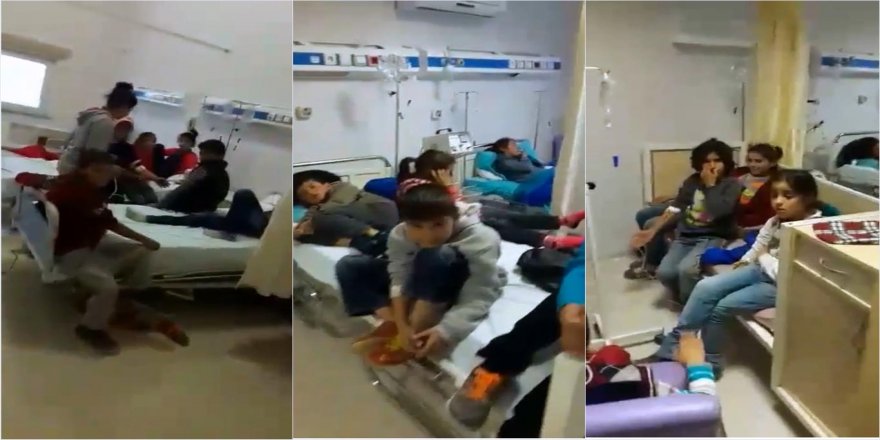 105 öğrenci yedikleri yemekten zehirlendi