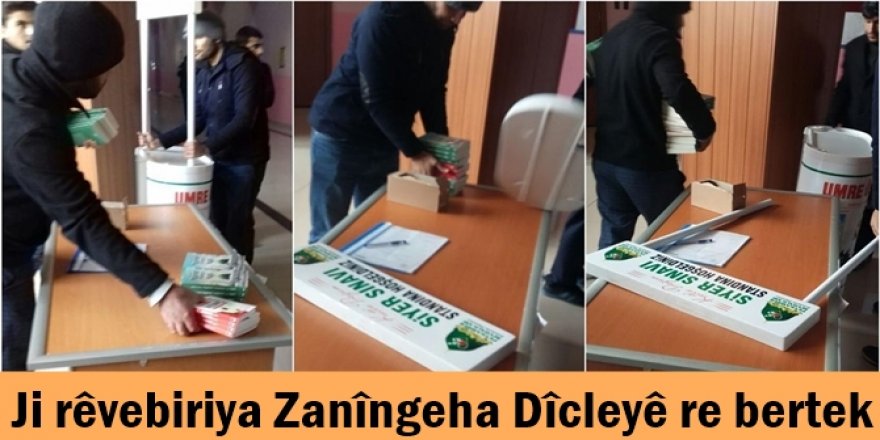 Ji rêvebiriya Zanîngeha Dîcleyê re bertek