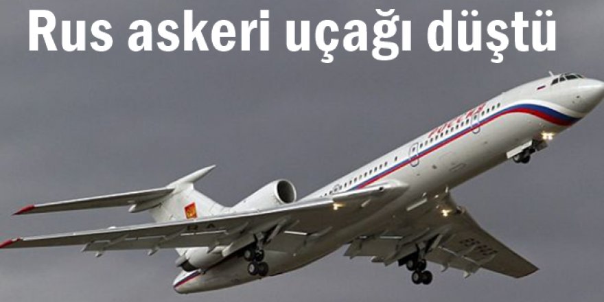 Rus askeri uçağı düştü
