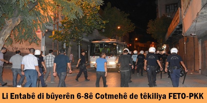 Li Entabê di bûyerên 6-8ê Cotmehê de têkiliya FETO-PKK