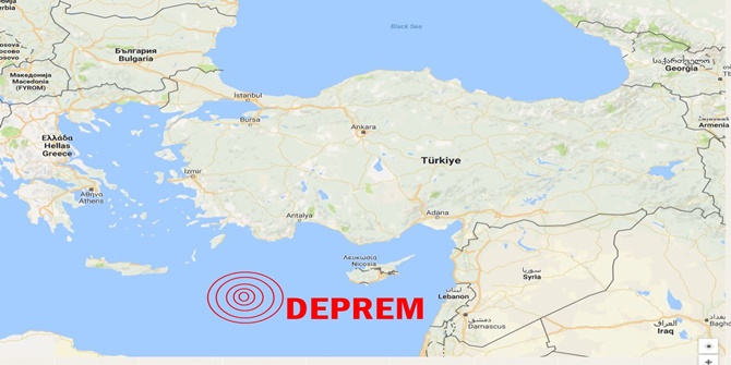 Akdeniz’de 4,2 büyüklüğünde deprem