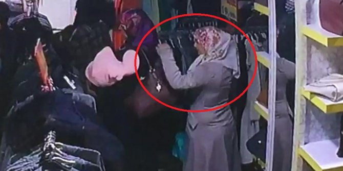 Cüzdan çalarken kameralara yakalandı