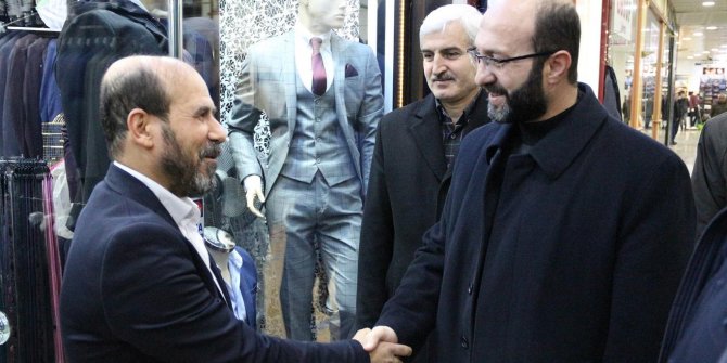 HÜDA PAR Diyarbakır İl Başkanı esnafın sorunlarını dinledi