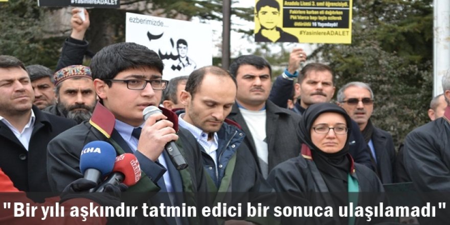 "Bir yılı aşkındır tatmin edici bir sonuca ulaşılamadı"