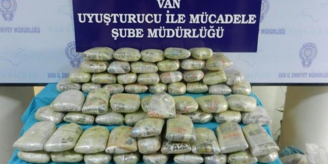 Van’da 150 kilo uyuşturucu madde ele geçirildi