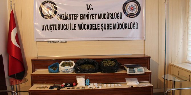 Gaziantep'te uyuşturucu operasyonu: 8 gözaltı