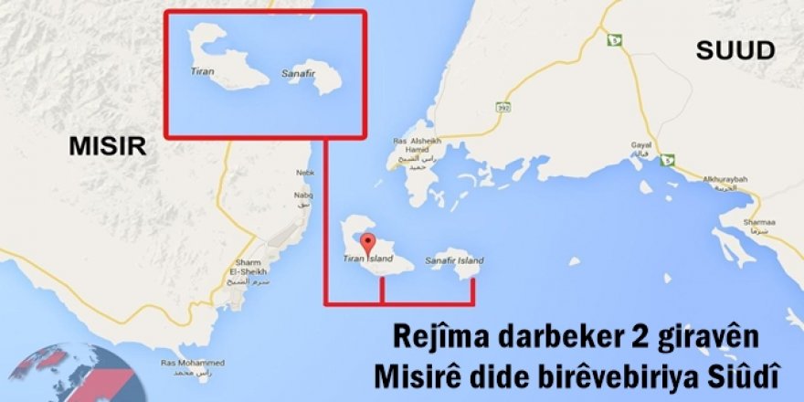 Rejîma darbeker 2 giravên Misirê dide birêvebiriya Siûdî
