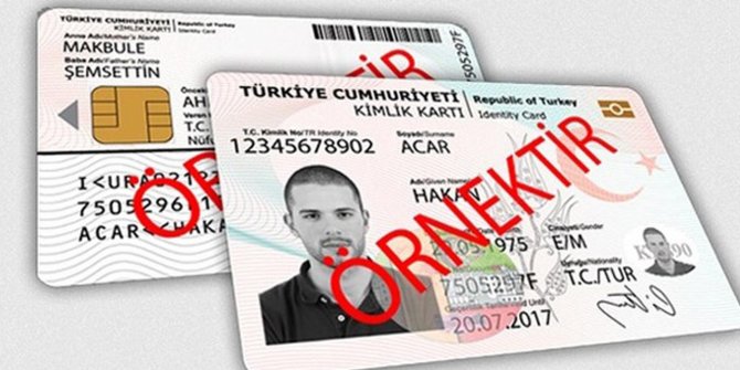 Yeni kimlik kartları ücreti belli oldu